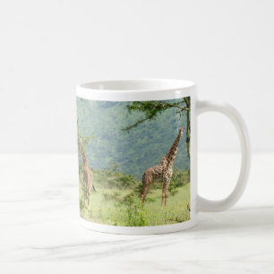 Masai Giraffes in the Serengeti Mug