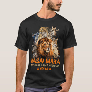 Masai Mara National Game Reserve Africa Safari T-Shirt
