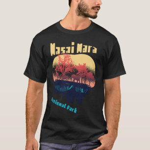Masai Mara National Park Safari Kenya Serengeti Wi T-Shirt
