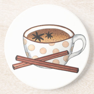 Masala Spiced Chai Tea Teacup Indian Cuisine Coaster