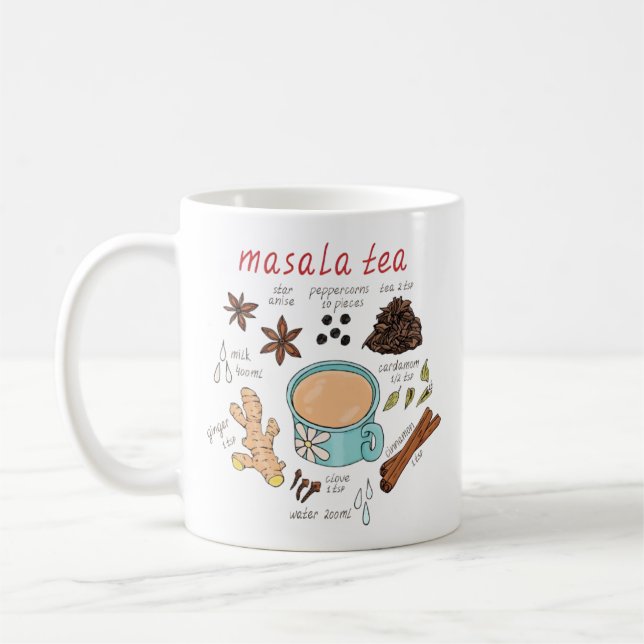 Masala Tea Coffee Mug for Tea Lovers (Left)
