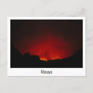 Masaya volcano in Nicaragua Postcard