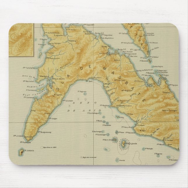 Masbate and Tico No 17 Mouse Mat (Front)