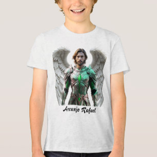 Masc Juvenil Basic Arcanjo Rafael Tri-Blend Shirt