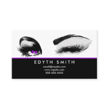 Mascara or Eyelashes Business Card