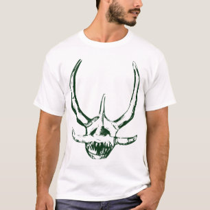 Máscara Verde Oscuro de Vejigante de Ponce, PR T-Shirt