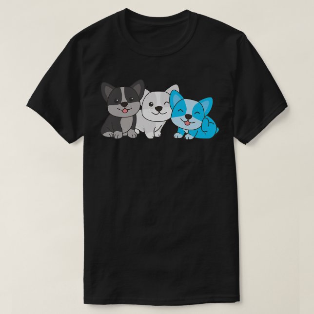 Mascic Flag Pride Lgbtq Dogs Mascic Corgi807 T-Shirt (Design Front)