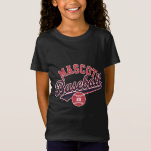 Mascot Baseball Retro Logo T-Shirt