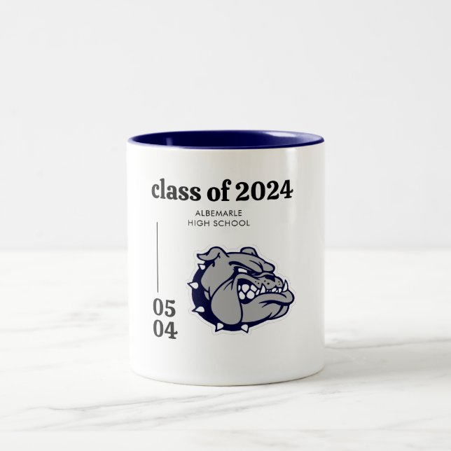 Mascot Class of Graduate  Two-Tone Coffee Mug (Center)