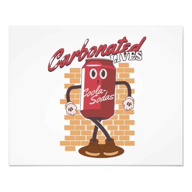 Mascot Drink Cola Photo Print (Front)