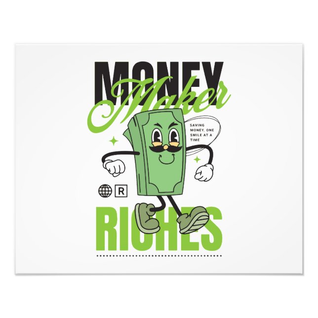 Mascot Money Maker Photo Print (Front)