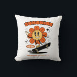 mascot sun flower with skateboard cushion<br><div class="desc">mascot sun flower with skateboard</div>