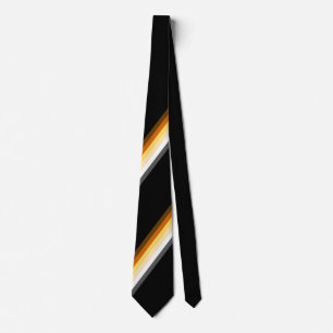 Masculine and Sleek Bears Pride Flag Tie