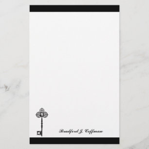 Masculine Antique Key Stationery