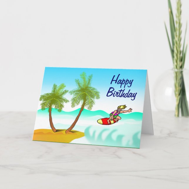 Masculine Birthday Card (Front)