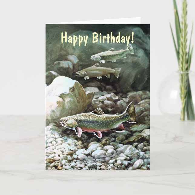 Masculine Birthday Card - Customisable (Front)