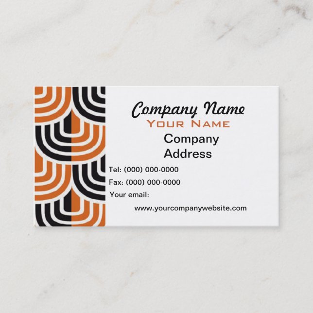 Masculine Business Card (Front)