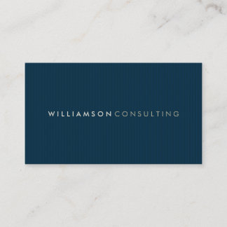 MASCULINE BUSINESS CARD :: simple pinstripe 3
