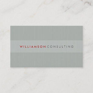 MASCULINE BUSINESS CARD :: simple pinstripe 3D 15