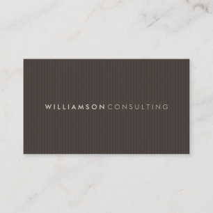 MASCULINE BUSINESS CARD :: simple pinstripe 6
