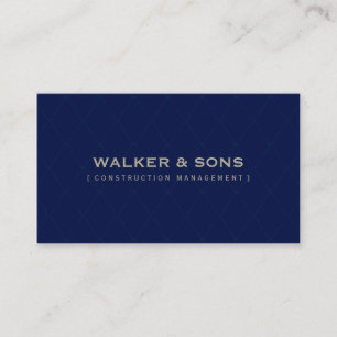 MASCULINE BUSINESS CARD :: simply smart 1