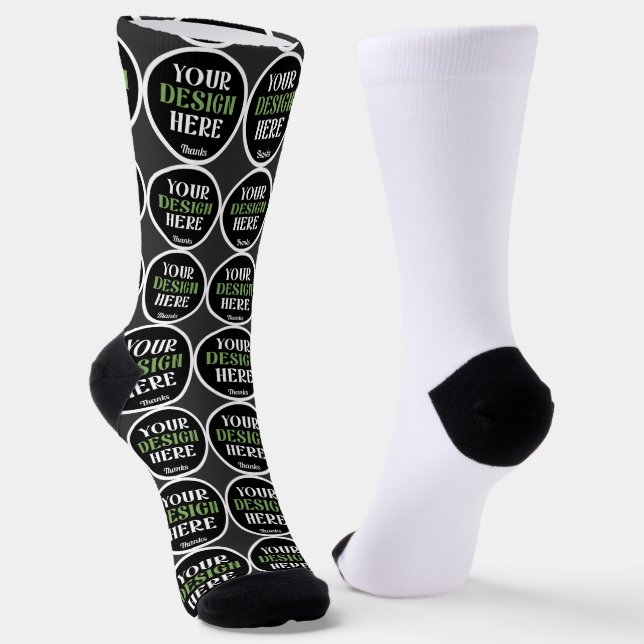 Masculine, clean, sharp & confident socks (Angled)