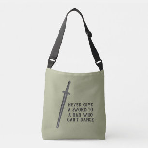 Masculine Dance Theme on Your Choice of Colour Crossbody Bag