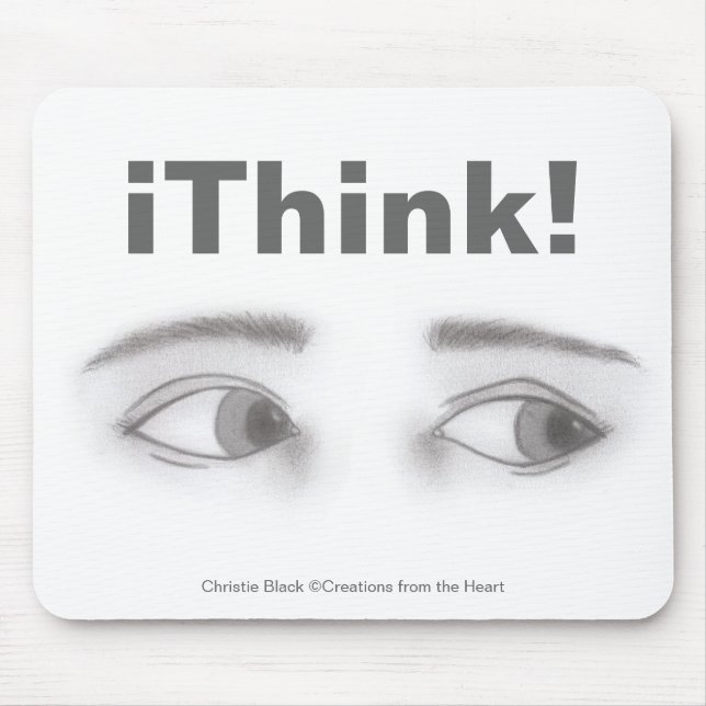 Masculine Eyes Mouse Mat (Front)