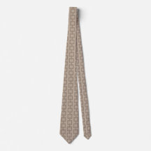 Masculine Geometric Chain Beige & Brown