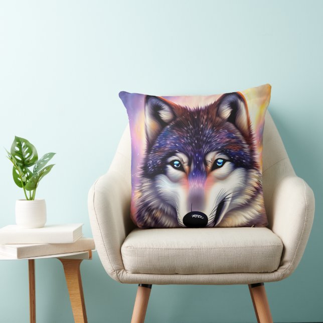 Masculine Magnificence of the Wolf Cushion (Chair)