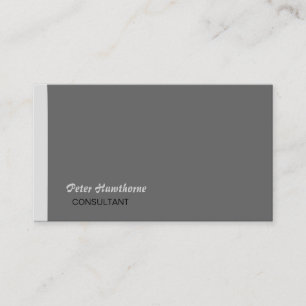 Masculine Minimal  Professional   Entrepreneur Business Card