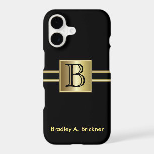 Masculine Monogram Executive Cover