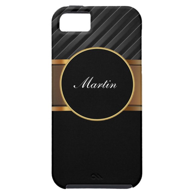 Masculine Monogram iPhone Case (Back)