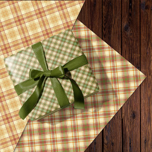 Masculine Plaid Wrapping Paper