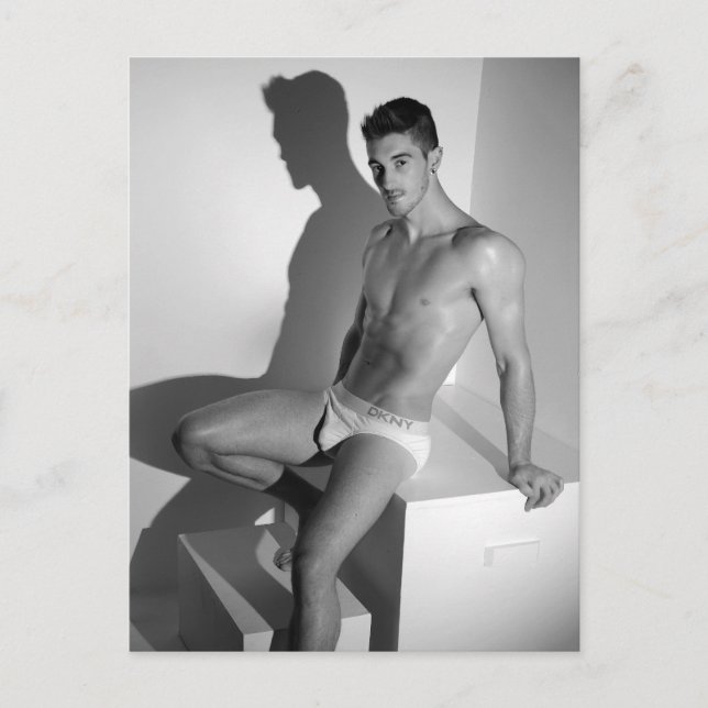 Masculine Sensuality #1 Postcard (Front)