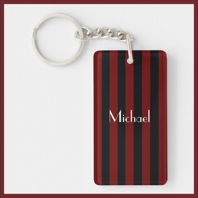 Masculine Striped Key Ring (Creator Uploaded)