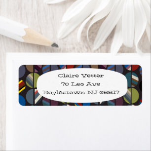 Masculine Striped Oval Halves