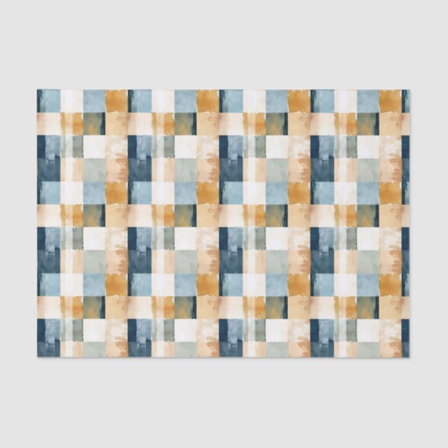 Masculine stylish minimalist tissue paper (Front)