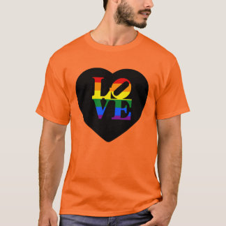 Masculine t-shirt Tie-Dye Spiral Love LGBT