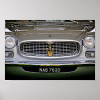 Maserati Italian Sports Car Front View