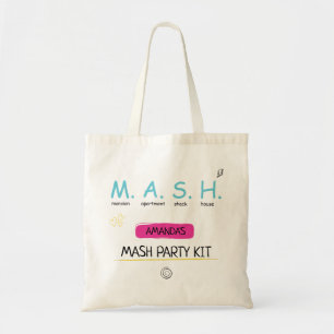 MASH Party Kit 90s Tween Birthday Sleepover Favour Tote Bag