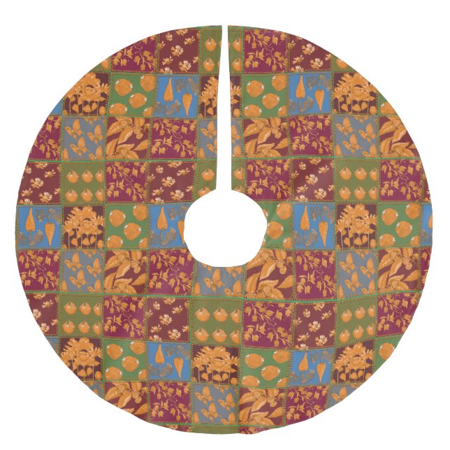 Masha and 3 bears brushed polyester tree skirt (Front)