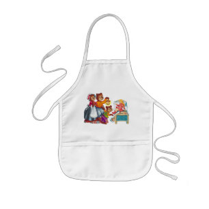 Masha and 3 bears kids apron