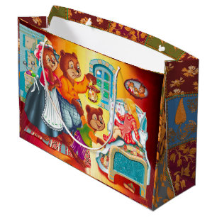Masha and 3 bears large gift bag