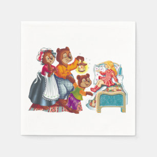 Masha and 3 bears napkin