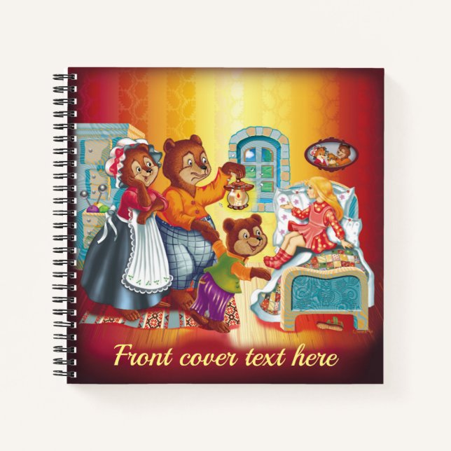 Masha and 3 bears notebook (Front)