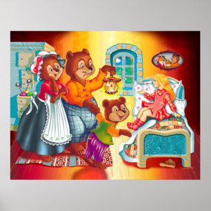 Masha and 3 bears poster