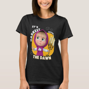 Masha and the Bear. Darkest Before The Dawn T-Shirt