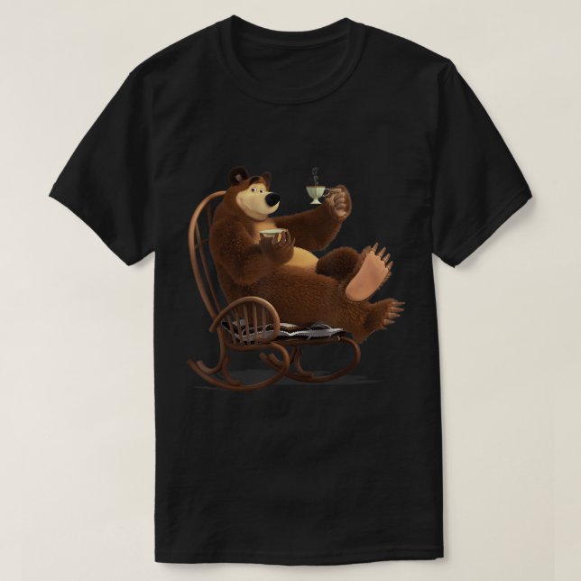 Masha and the Bear Five o'clock T-Shirt (Design Front)