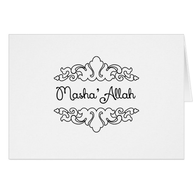 Masha'allah (Front Horizontal)